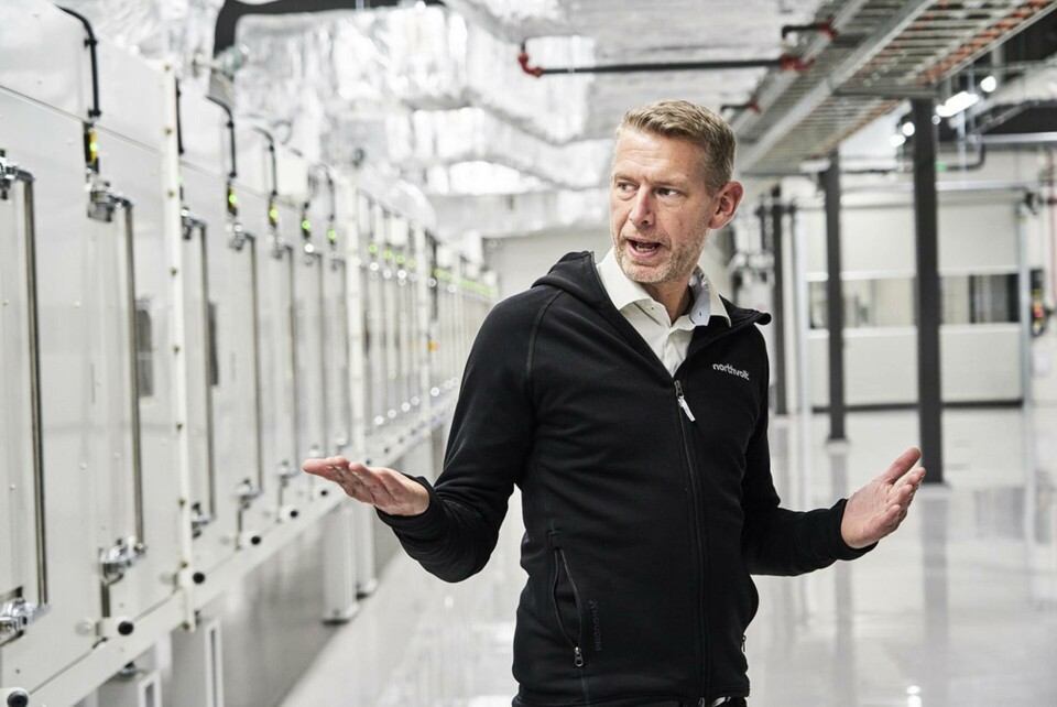 Peter Carlsson, vd för Northvolt. Arkivbild. Foto: Simon Rehnström/SvD/TT Peter Carlsson, vd för Northvolt. Arkivbild. Foto: Simon Rehnström/SvD/TT