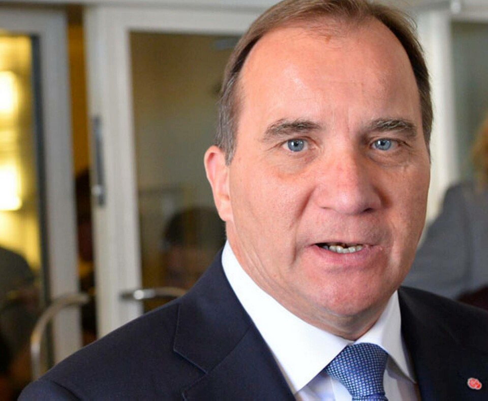 STOCKHOLM 20140918
Socialdemokraternas partiledare Stefan Löfven håller en pressträff efter sitt samtal med talmannen om regeringsbildningen i Riksdagshuset. Foto: HENRIK MONTGOMERY / TT STOCKHOLM 20140918
Socialdemokraternas partiledare Stefan Löfven håller en pressträff efter sitt samtal med talmannen om regeringsbildningen i Riksdagshuset. Foto: HENRIK MONTGOMERY / TT