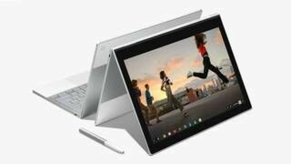 Googles nya laptop, Pixelbook, kan användas som surfplatta.