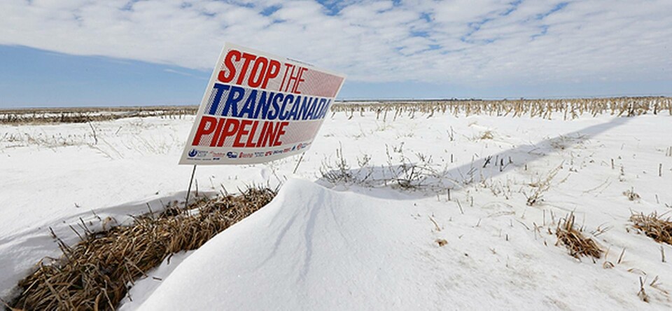 Oljeledningen Keystone XL blir inte av. Foto: TT Oljeledningen Keystone XL blir inte av. Foto: TT