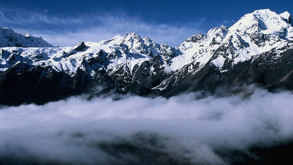 Himalaya är världens tredje största glaciärområde Foto: ICIMOD / TT Himalaya är världens tredje största glaciärområde Foto: ICIMOD / TT