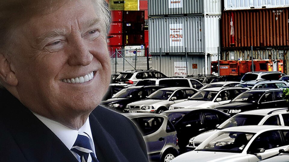 President Donald Trumps utspel om högre amerikanska importtullar på aluminium och stål gör nu att biltillverkarna varnar för högre priser. Foto: TT / AP Photo / Chuck Burton, Ingvar Karmhed / SvD / TT President Donald Trumps utspel om högre amerikanska importtullar på aluminium och stål gör nu att biltillverkarna varnar för högre priser. Foto: TT / AP Photo / Chuck Burton, Ingvar Karmhed / SvD / TT