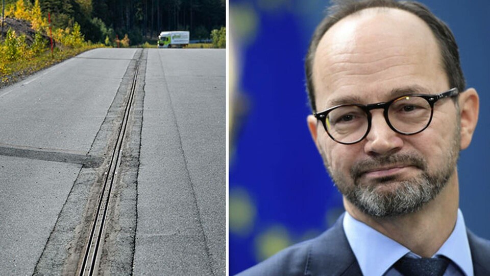 Infrastrukturminister Tomas Eneroth (S) vill öka tempot i elektrifieringen av vägnätet. Arkivbild. Foto: TT Infrastrukturminister Tomas Eneroth (S) vill öka tempot i elektrifieringen av vägnätet. Arkivbild. Foto: TT