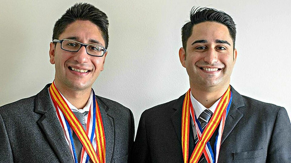Max Mohammadhassan Mohammadi och Allen Ali Mohammadi har utvecklat innovationen Heartstrings. Foto: Privat Max Mohammadhassan Mohammadi och Allen Ali Mohammadi har utvecklat innovationen Heartstrings. Foto: Privat
