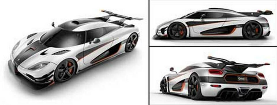 Nya Koenigsegg One:1 heter så för att förhållandet mellan vikt och antal hästkrafter är just ett till ett. Foto: Koenigsegg Nya Koenigsegg One:1 heter så för att förhållandet mellan vikt och antal hästkrafter är just ett till ett. Foto: Koenigsegg