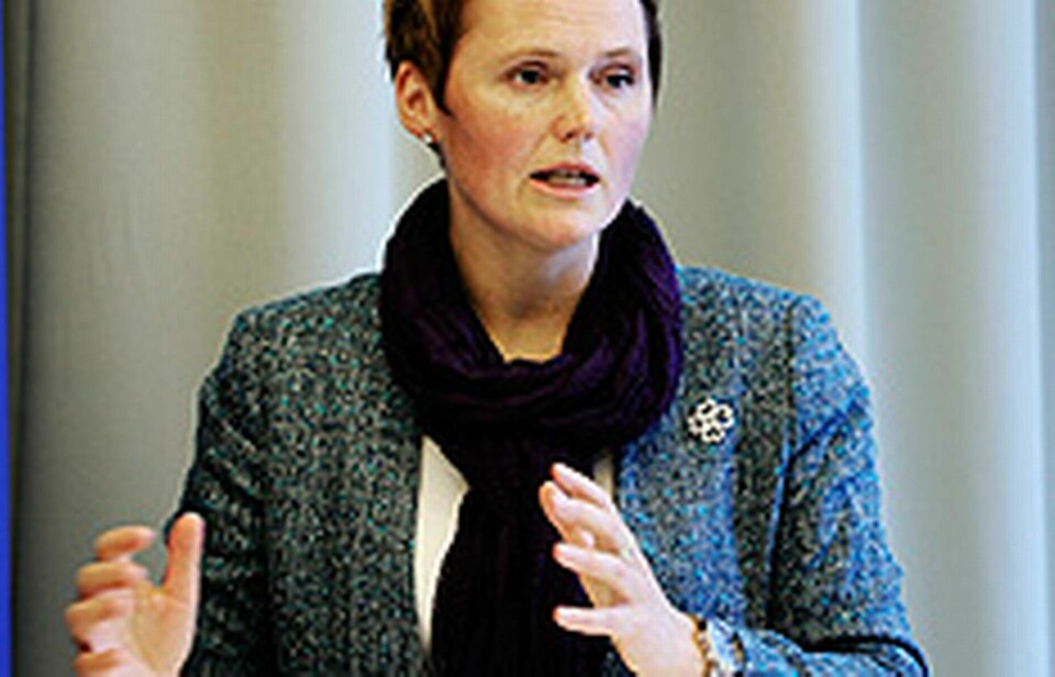 Energiminister Anna Karin Hatt får kritik för att inte vilja ta en dialog om de nya energireglerna. Foto: Scanpix