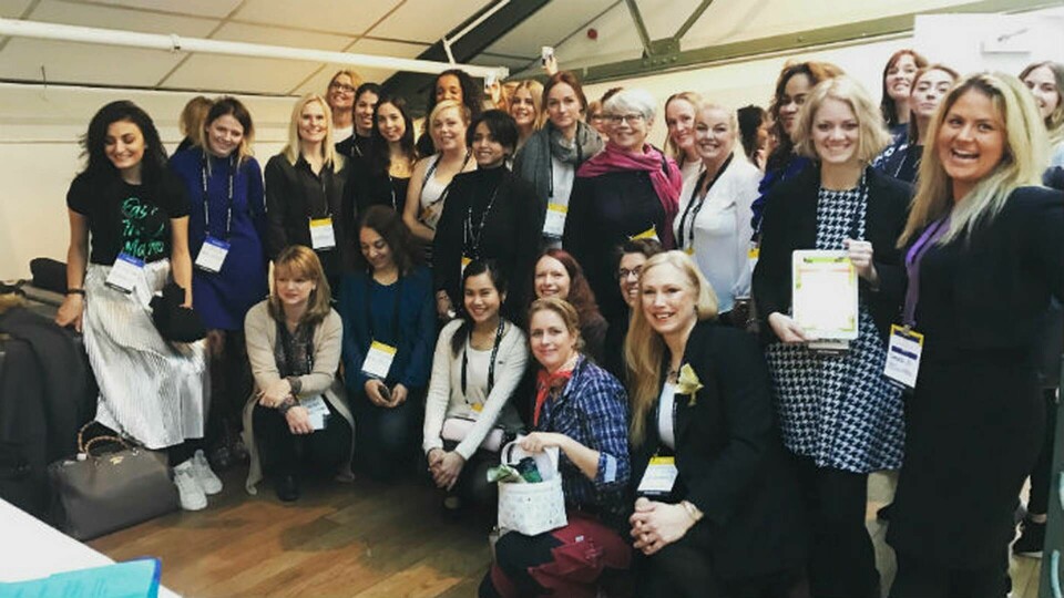 Ett 30-tal kvinnliga entreprenörer och innovatörer samlades under Sweden Demo Day för att diskutera vad som behövs för att få till en mer jämställd it-sektor i Sverige. Foto: Kalle Wiklund