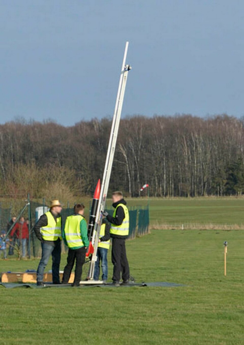 Förberedelser för raketuppskjutning i Braunschweig. Foto: ERIG e.V.