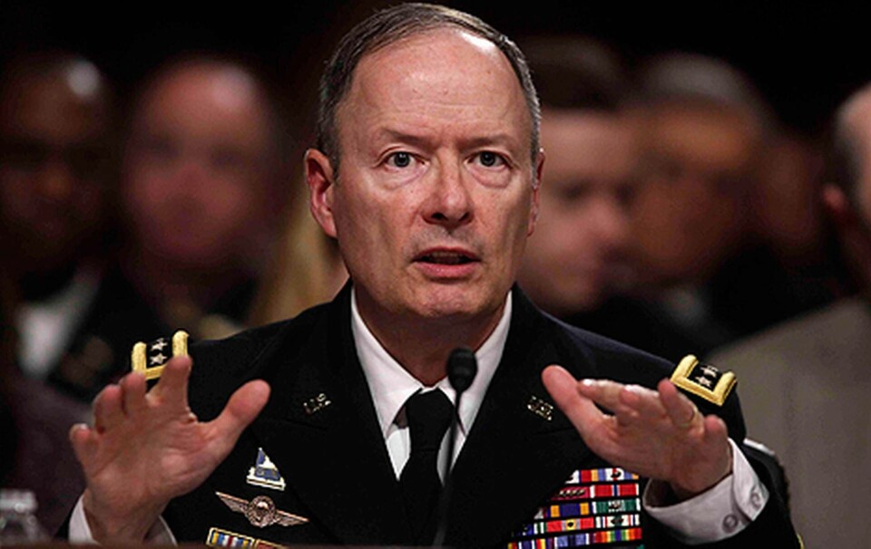 General Keith B. Alexander, chef för National Security Agency (NSA), frågades ut i amerikanska senaten.
Foto: AP Photo/Charles Dharapak/Scanpix General Keith B. Alexander, chef för National Security Agency (NSA), frågades ut i amerikanska senaten.
Foto: AP Photo/Charles Dharapak/Scanpix