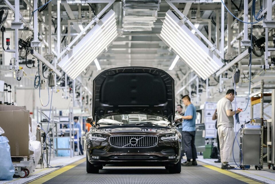 Fabriken i Daqing är en av tre Volvo-anläggningar i Kina som står still sedan corona-utbrottet. Foto: Volvo Fabriken i Daqing är en av tre Volvo-anläggningar i Kina som står still sedan corona-utbrottet. Foto: Volvo