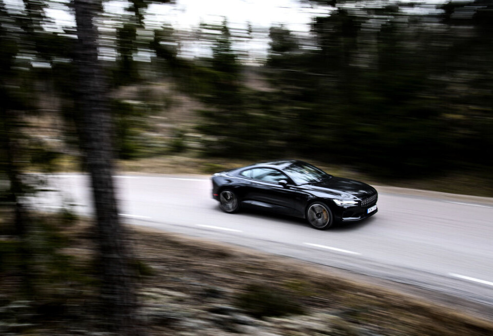 Polestar 2 är en helelektrisk bil som tillverkas av Polestar med huvudkontor i Göteborg. Arkivbild Foto: Pontus Lundahl/TT Polestar 2 är en helelektrisk bil som tillverkas av Polestar med huvudkontor i Göteborg. Arkivbild Foto: Pontus Lundahl/TT