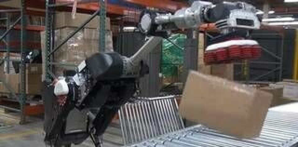 Tvåhjuliga roboten Handles Foto: Boston Dynamics