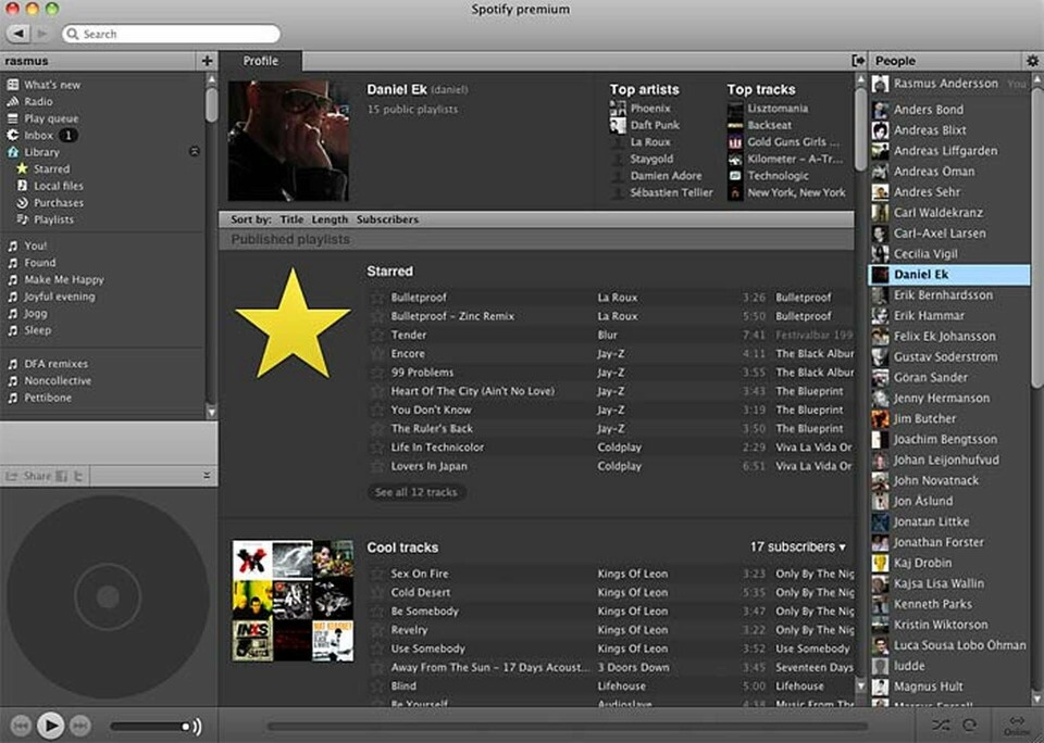 Spotify blir socialt