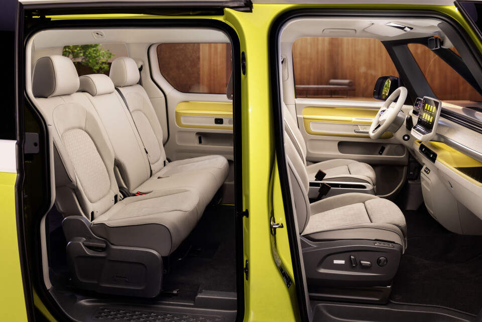 Insidan av en Volkswagen ID Buzz. Foto: Volkswagen Insidan av en Volkswagen ID Buzz. Foto: Volkswagen