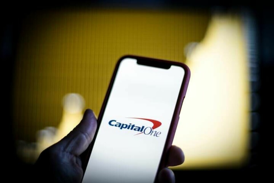 Capital One är en av de tio största bankerna i USA. Foto: Jaap Arriens / Sipa USA/TT