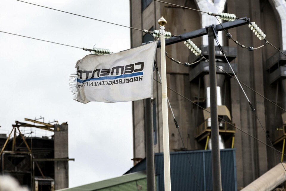 Cementas fabrik i Slite på Gotland. Foto: Karl Melander/TT Cementas fabrik i Slite på Gotland. Foto: Karl Melander/TT