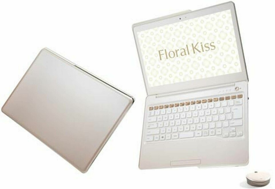 Floral Kiss ska locka kvinnliga pc-användare. Foto: Fujitsu