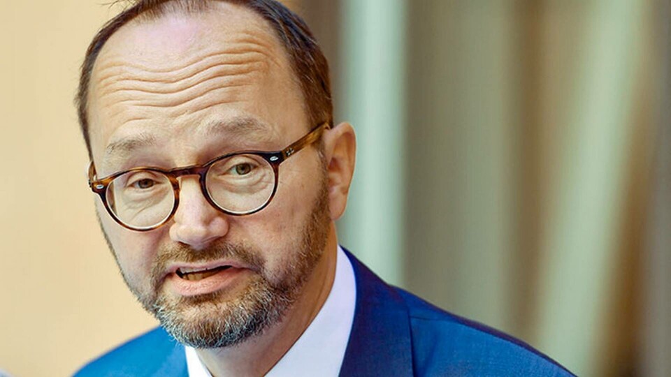 Infrastrukturminister Tomas Eneroth. Foto: TT Infrastrukturminister Tomas Eneroth. Foto: TT