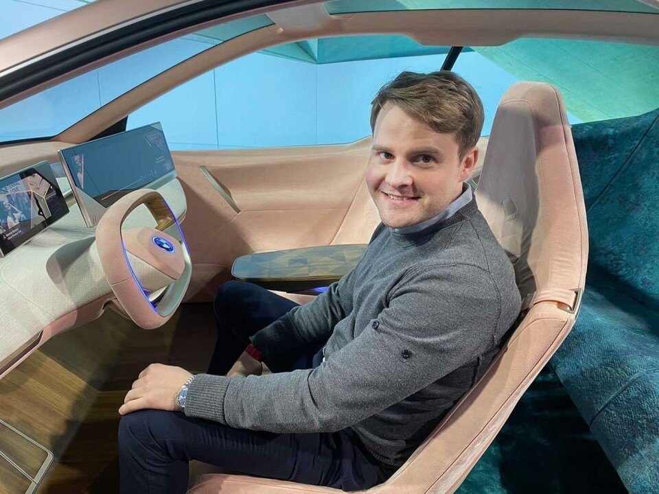Erik Melldahl, designer på BMW. Foto: Felix Björklund Erik Melldahl, designer på BMW. Foto: Felix Björklund