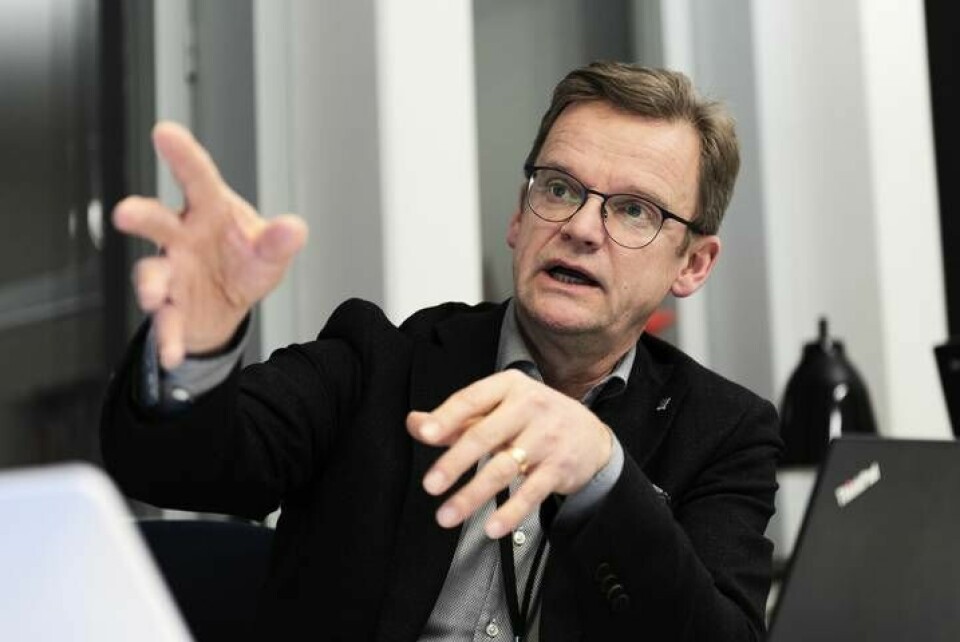 Markus Petäjäniemi, direktör för marknad och teknik på LKAB. Foto: Karin Wesslén /TT
