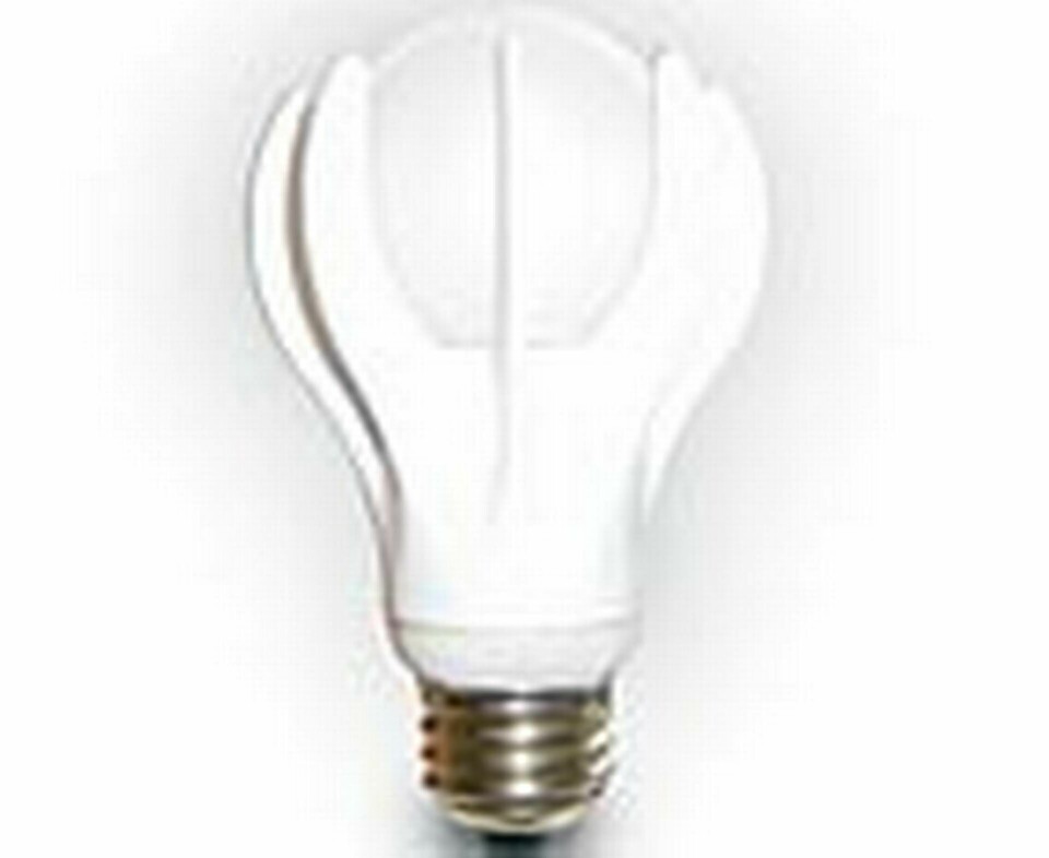 GEs led-lampa lyser som en 40-watts glödlampa