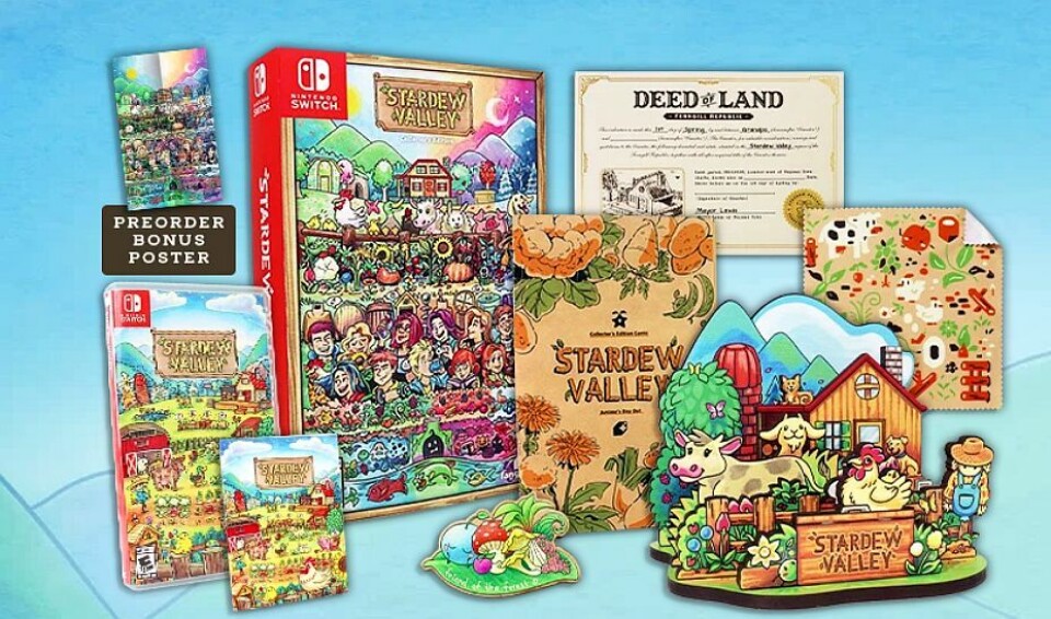 Samlarutgåva av Stardew Valley. Foto: Fangamer Samlarutgåva av Stardew Valley. Foto: Fangamer