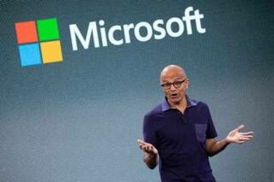 Microsofts vd Satya Nadella. Foto: Mark Lennihan/AP/TT