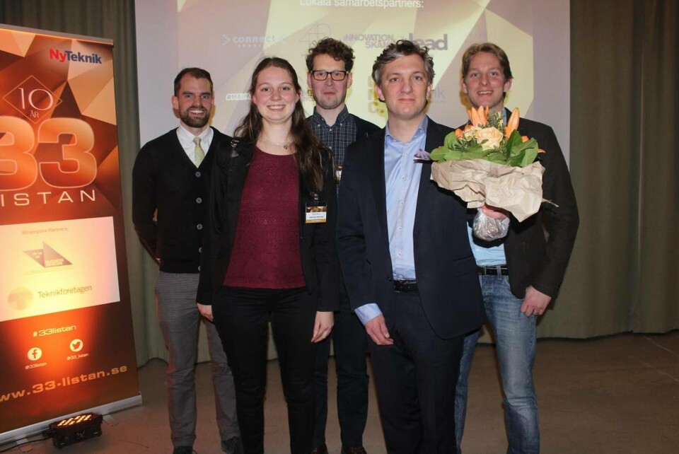 Spectronic Medical tar sig in på listan för andra året. Här på finalen 2017. Foto: Kalle Wiklund Spectronic Medical tar sig in på listan för andra året. Här på finalen 2017. Foto: Kalle Wiklund