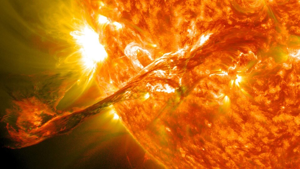 Forskare vid Lunds universitet varnar för solstormar, de hävdar att vi måste inse situationens allvar. Foto: Nasa Forskare vid Lunds universitet varnar för solstormar, de hävdar att vi måste inse situationens allvar. Foto: Nasa