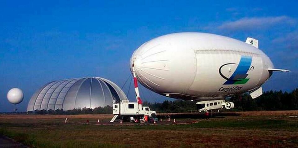 Lyftballong (tv) och luftskepp från gamla Cargolifter. Efter konkurs håller företaget på att återuppstå. Dess tjänster finns med i den svenska byggutredningen.