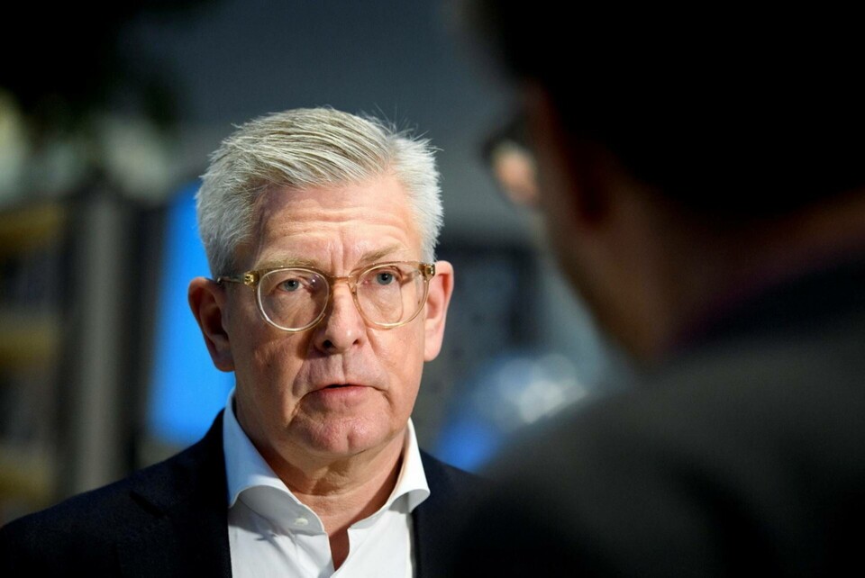 Ericssons vd Börje Ekholm säger till Dagens industri att bolaget delat med sig av uppgifterna om Irak till amerikanska myndigheter. Arkivbild. Foto: Jessica Gow Ericssons vd Börje Ekholm säger till Dagens industri att bolaget delat med sig av uppgifterna om Irak till amerikanska myndigheter. Arkivbild. Foto: Jessica Gow