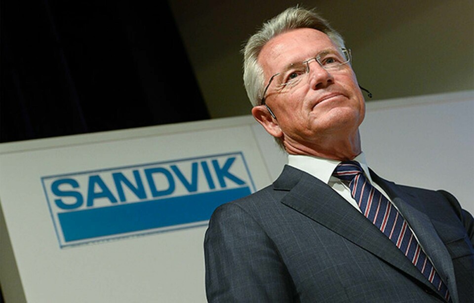 Björn Rosengren utsågs till ny vd för Sandvik efter sommaren. Foto: Jonas Ekströmer / TT