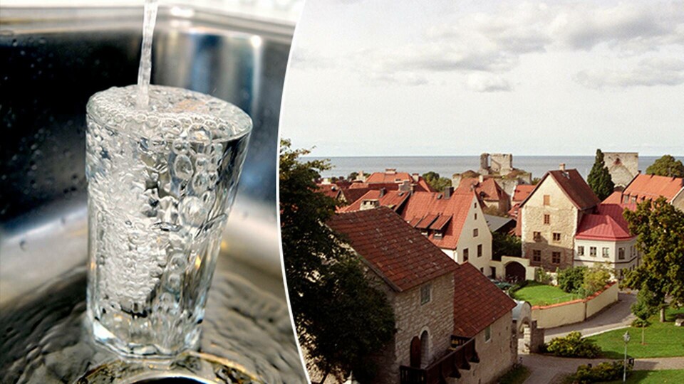 Det råder vattenbrist på Gotland. Foto: TT Det råder vattenbrist på Gotland. Foto: TT