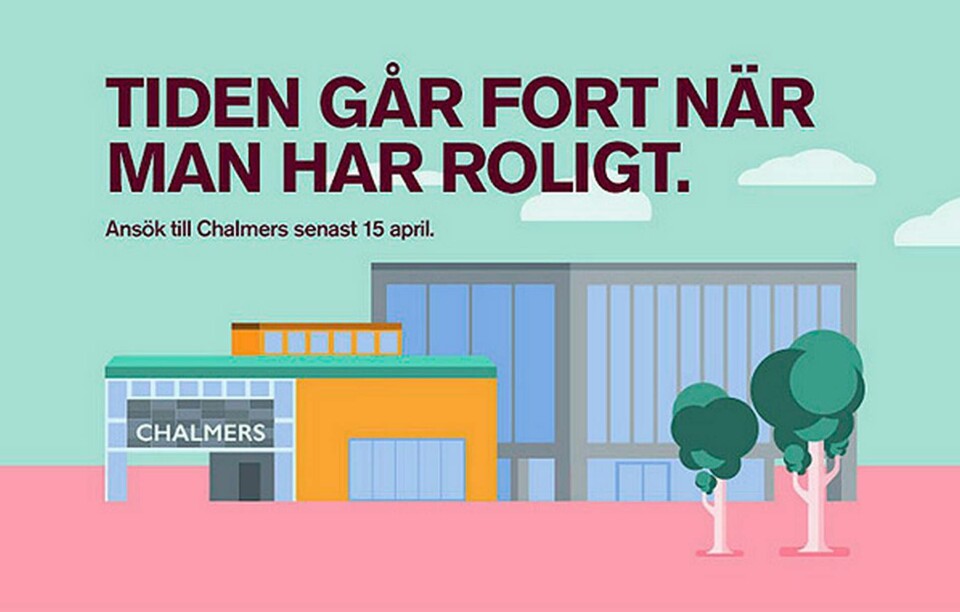 Välj rätt bland höstens tekniska utbildningar med Chalmerskompassen. Välj rätt bland höstens tekniska utbildningar med Chalmerskompassen.