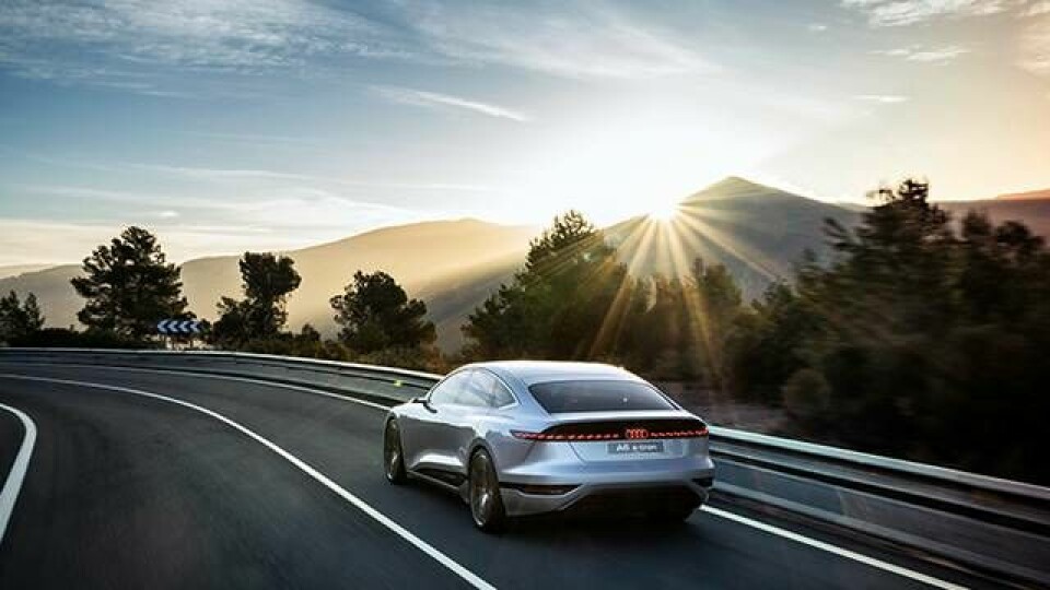 A6 E-tron concept ska sättas i produktion till 2023. Foto: Audi