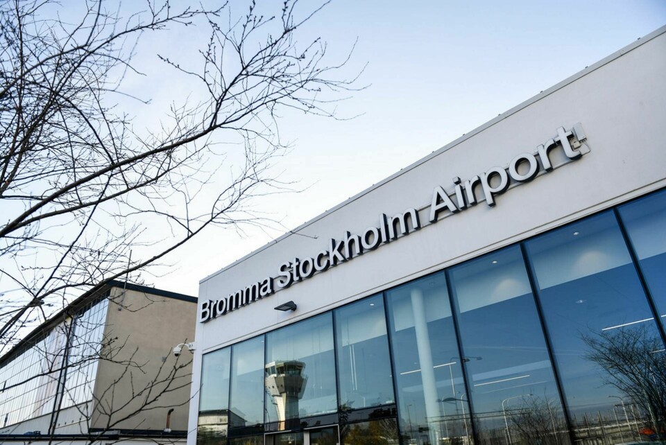 Bromma ska först bli ett fossilfritt flygshowroom och sedan stängas 2035 föreslås i Arlandautredningen. Arkivbild. Foto: Stina Stjernkvist/TT