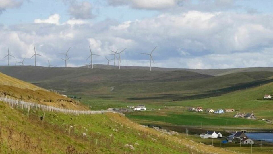 Vestas ska leverera 103 vindturbiner till Vikingprojektet på Shetlandsöarna. Foto: SSE Renewables
