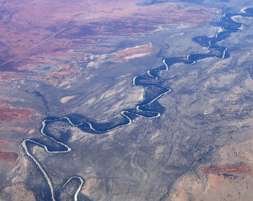 Bild på flodsystemet Murray-Darling i Australien. Foto: Flickr Bild på flodsystemet Murray-Darling i Australien. Foto: Flickr