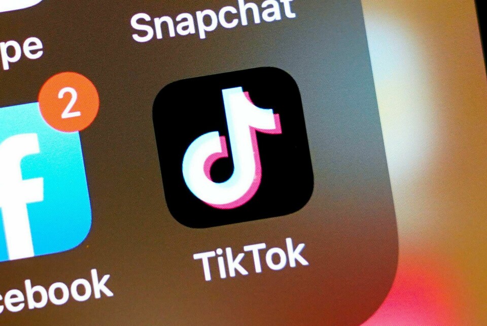 Bil på app-ikonen till Tiktok. Sociala medier-plattformen har idag över 1 miljard aktiva användare. Foto: Lise Åserud/NTB Scanpix/TT