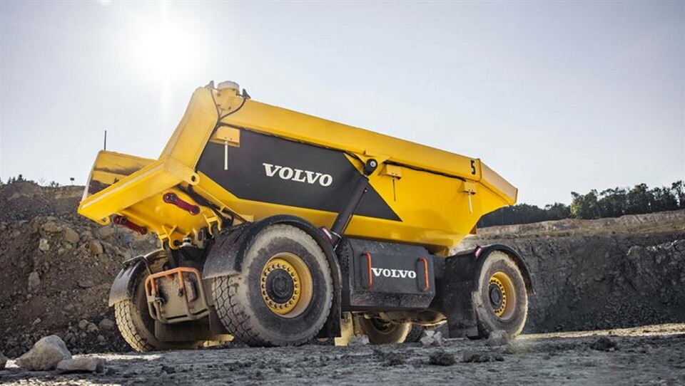 Volvon är den första autonoma och batteridrivna transportlösningen avsedd för dagbrott och cementindustrin som har fått en CE-certifiering. Foto: AB Volvo Volvon är den första autonoma och batteridrivna transportlösningen avsedd för dagbrott och cementindustrin som har fått en CE-certifiering. Foto: AB Volvo