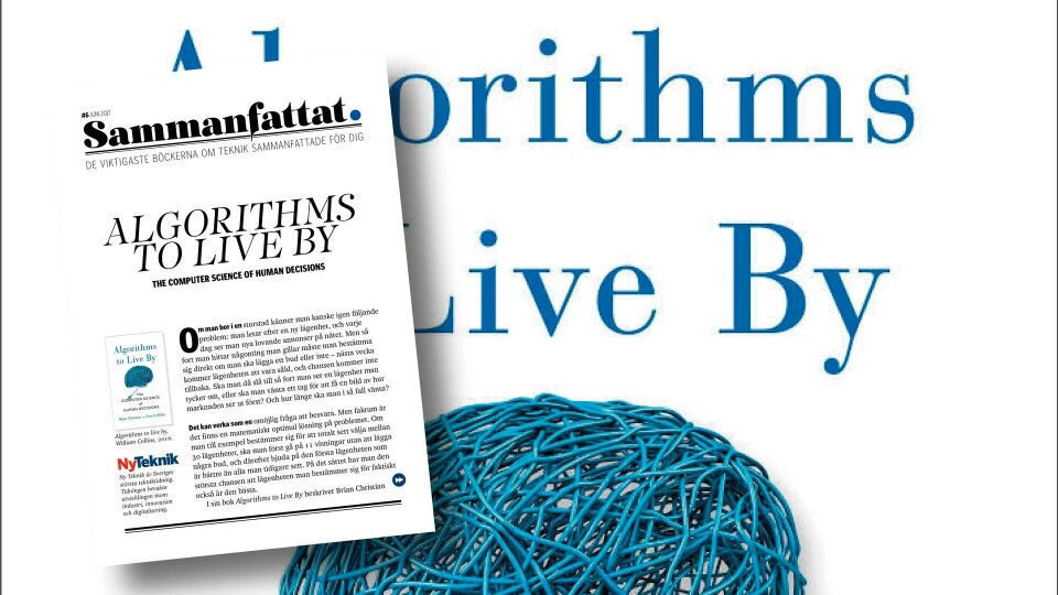 Nummer 6 2017: Algorithms to live by