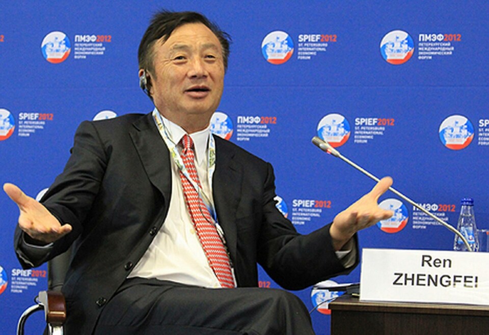 Huaweis grundare Ren Zhengfei. Foto: Huawei Huaweis grundare Ren Zhengfei. Foto: Huawei