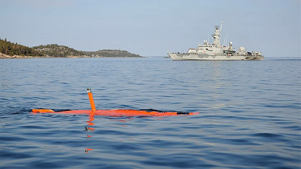 Saabs system för ubåtsjakt, AUV62-AT. Foto: Saab AB Saabs system för ubåtsjakt, AUV62-AT. Foto: Saab AB