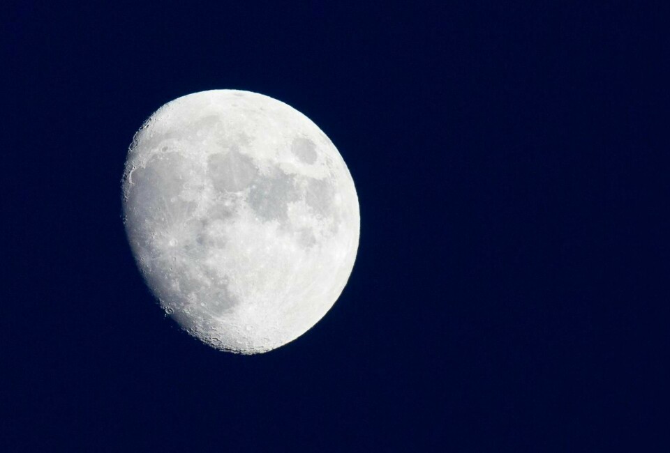 Månen. Foto: Bøe, Torstein