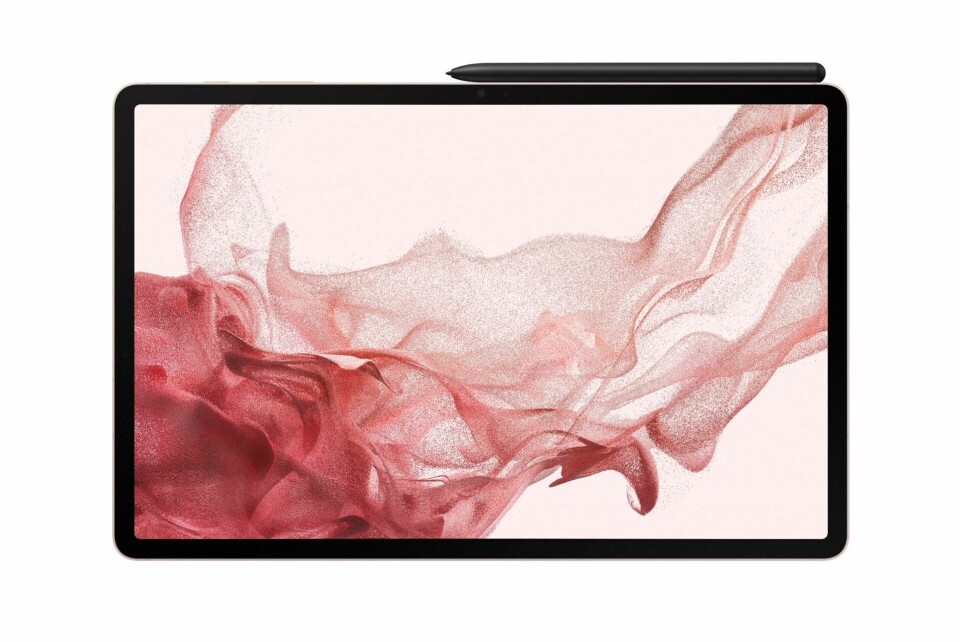 Surfplattan Samsung Galaxy Tab S8 ska funka som alternativ till din laptop. Det siktar Samsung på i alla fall. Foto: Press