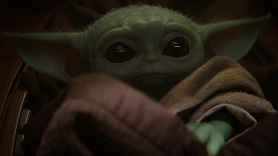 Nu är det dags för 'Baby Yoda' att inta julhandeln. Foto: Disney/AP/TT