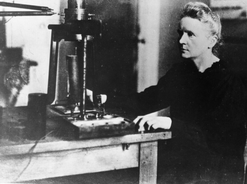 Marie Curie, cirka 1920. Hon tilldelades Nobelpriset vid två tillfällen. Foto: NTB/TT