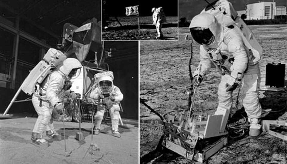 Bilder från förberedelserna till månfärderna i Apolloprojketet har använts som 'bevis' för att allt var en bluff. Foto: Nasa