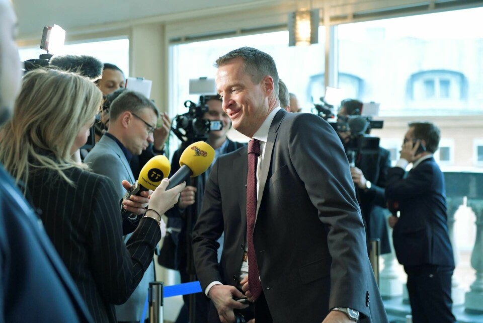 Anders Ygeman (S) blir ny energi- och digitaliseringsminister. Foto: Jessica Gow/TT