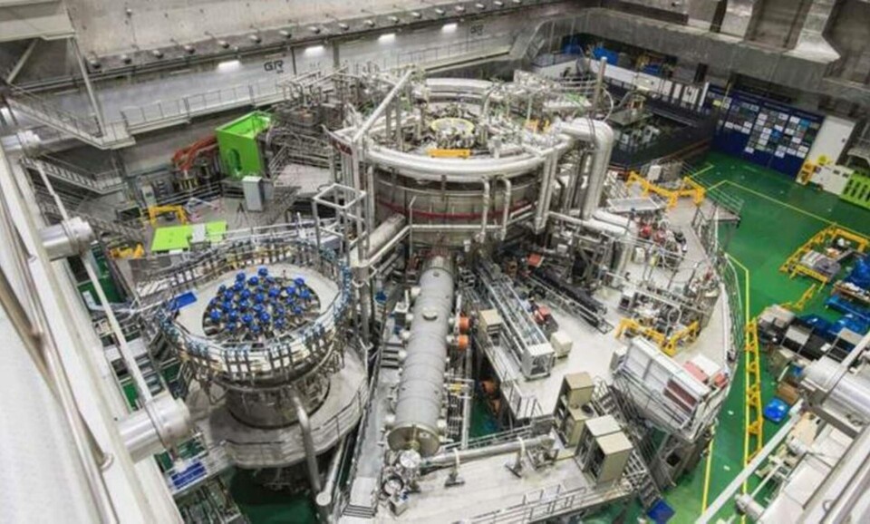 Den koreanska tokamaken KSTAR. Foto: National Research Council of Science & Technology Den koreanska tokamaken KSTAR. Foto: National Research Council of Science & Technology